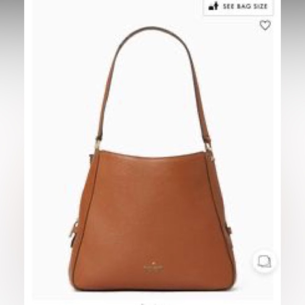Leila Medium Triple Compartment Shoulder Bag